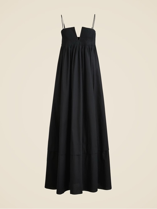 J. Crew Collection Strapless Maxi Dress with Pleats - Picture 4 of 8